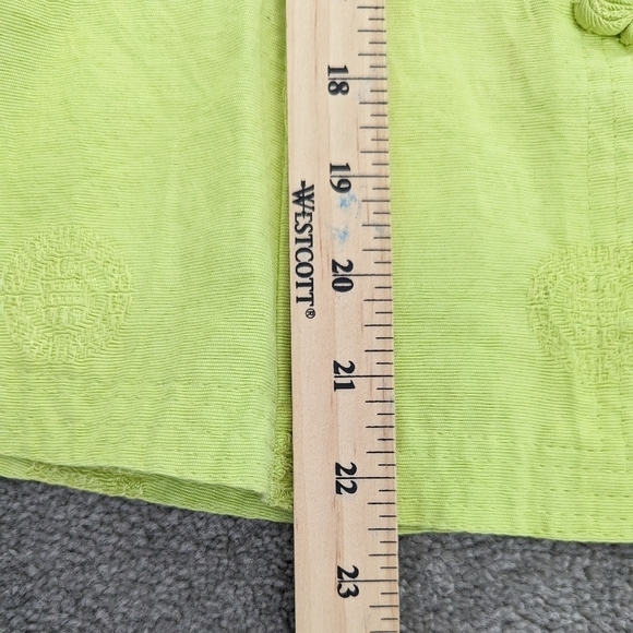 CAMBODIA silk short sleeve button down shirt blouse size Large - Picture 10 of 11